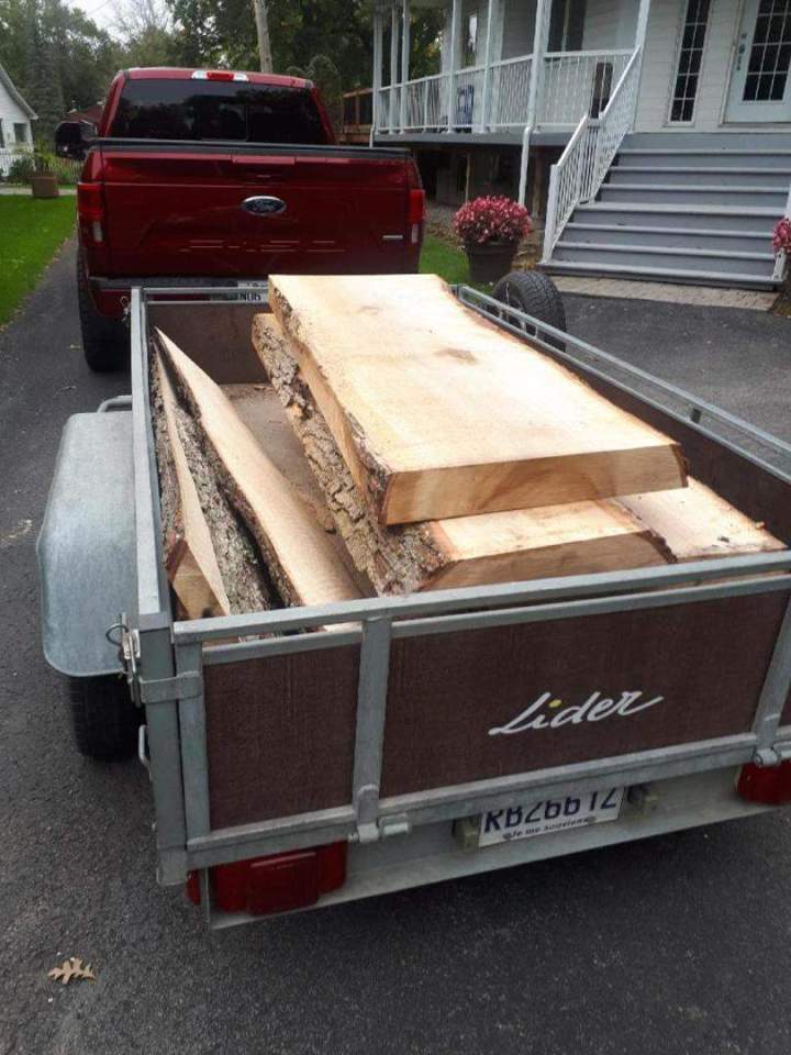 Transport de bois de sciage Montréal